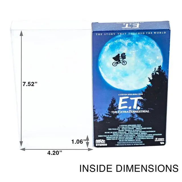 Alt view image 2 of 4 - Case for Standard VHS Box Tapes UV & Scratch-Resistant (5 pack)