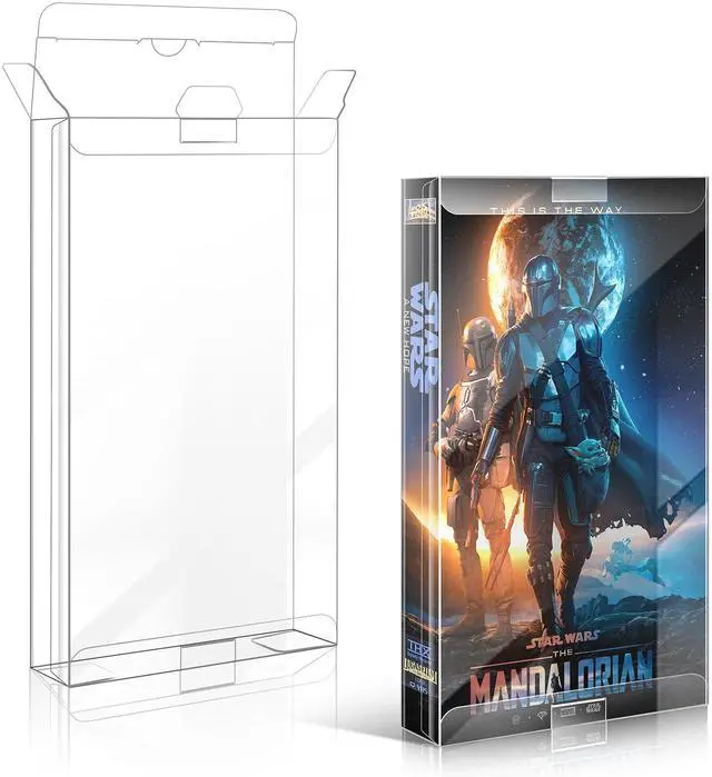 Main image of VHS Tapes Protector - Premium VHS Cassette Tape Storage & Protector, Durable VHS Protectors for Home & Kitchen Media Storage 20 Packs