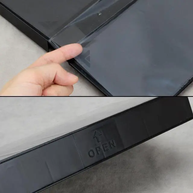 Alt view image 7 of 7 - 20 Pack VHS Tape Protector Case Standard Black VHS Cases