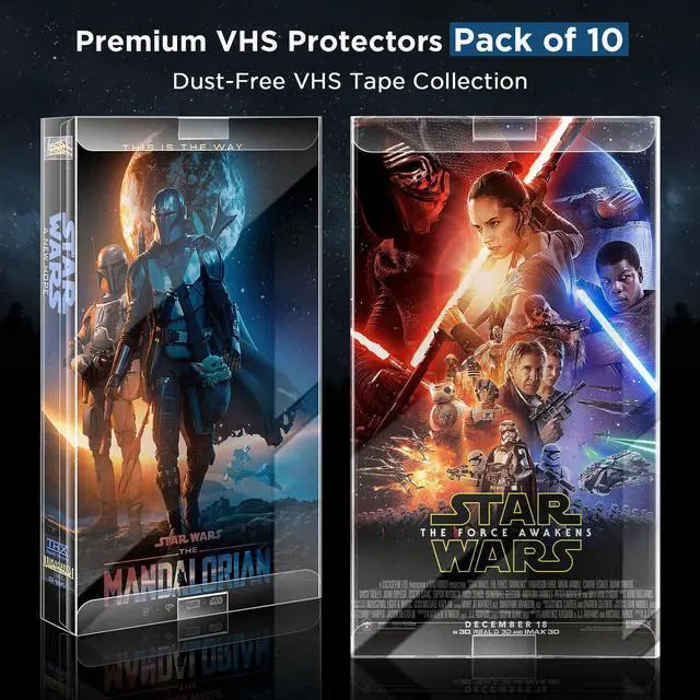 Alt view image 2 of 7 - VHS Tapes Protector - Premium VHS Cassette Tape Storage & Protector, Durable VHS Protectors for Home & Kitchen Media Storage - (Ultimate 10 Packs)