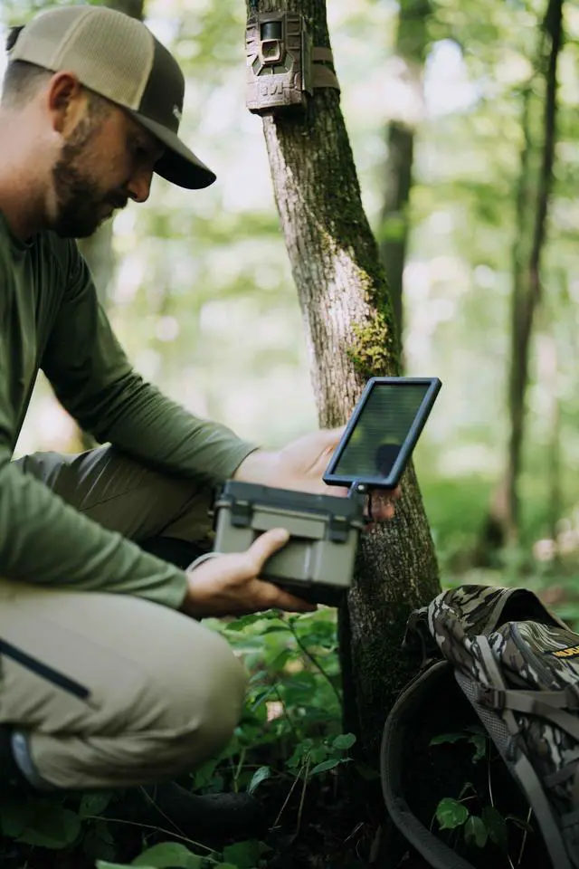 Alt view image 2 of 6 - Trail Camera 12V/Solar Auxiliary Power Pack Durable Weather-Resistant Housing Easy Installation & Versatile Compatibility, Black