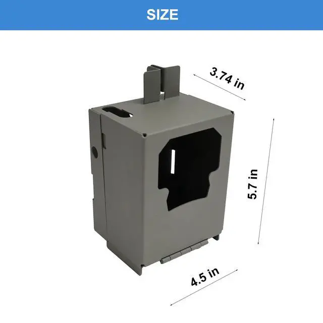 Alt view image 5 of 6 - Trail Camera Security Box for Edge, Edge Pro Cellular Trail Cameras, with Mounting Hardware and Lock
