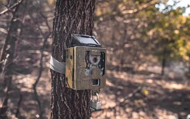 Alt view image 4 of 7 - Cellular Trail Cameras Security Box - SB-200 Steel Security Box fits 42 LED Cellular Game Camera | Protective Heavy Duty Steel Case fit on Cell Cameras for hunting, Trail Camera Lock Box