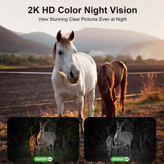 Alt view image 6 of 7 - 4G LTE Cellular Security Camera Outdoor, Free Cloud Storage, Off Grid Security Camera No WiFi Solar Powered, 360° PTZ Solar Camera Outdoor Wireless, 2K HD, PIR Motion Sensor, 2 Packs