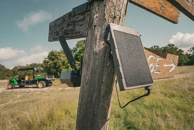 Alt view image 2 of 7 - Defend Solar Panel, Built-in Battery, Day & Night Power