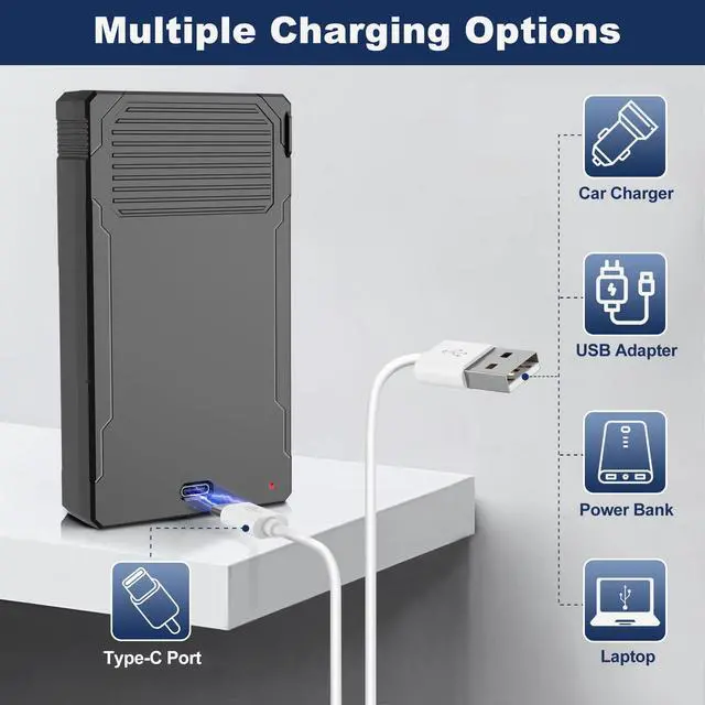 Alt view image 4 of 7 - 4Pack 7000mAh Rechargeable LIT-22 Battery for SPYPOINT Trail Camera