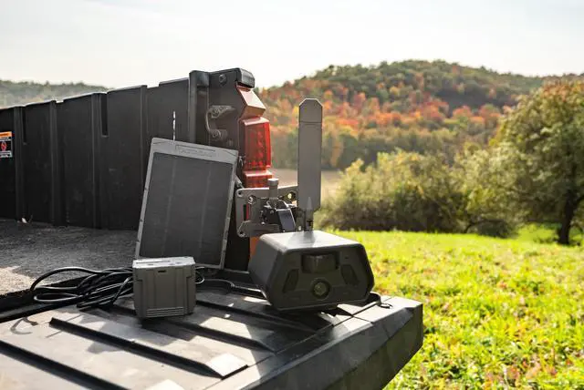 Alt view image 6 of 7 - Defend Solar Panel, Built-in Battery, Day & Night Power