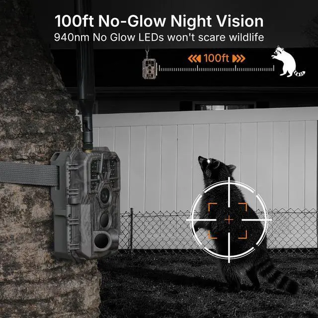 Alt view image 3 of 7 - X50P Cellular Trail Camera, Rechargeable Battery, Motion Activated