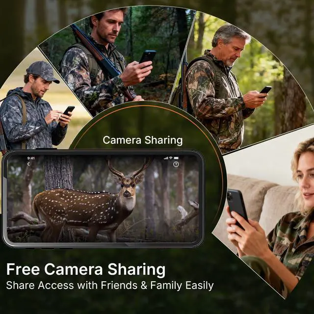 Alt view image 4 of 7 - X50P Cellular Trail Camera, Rechargeable Battery, Motion Activated