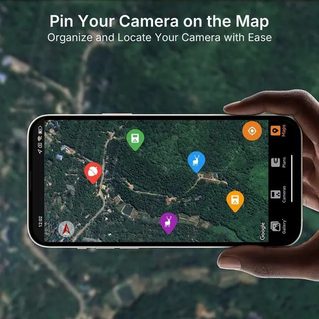 Alt view image 7 of 7 - X50P Cellular Trail Camera, Rechargeable Battery, Motion Activated