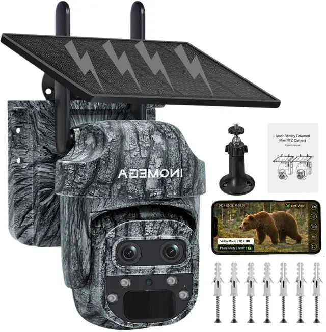 Main image of Trail Camera, 4G Cellular Hunting Solar Cameras Wireless Outdoor