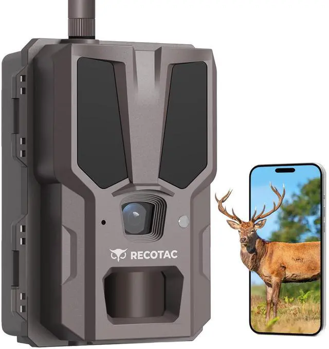 Main image of Sense Cellular Trail Camera - 32MP 1296P Game Camera with AI Photo Upscale,4G LTE Trail Cam No WiFi Need,No Glow Night Vision Motion Activated 0.2s Trigger Time Trail Cam for Outdoor Wildlife