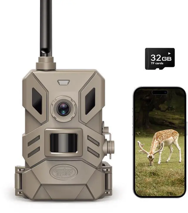 Main image of 4G Cellular Trail Camera,36MP Hunting Camera with No Glow 940nm IR Led Night Vision,HD Video IP66 Waterproof Game Cam,90FT Flash Range Wildlife Monitor