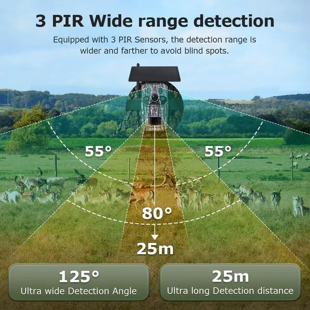 Alt view image 4 of 7 - No-Glow 4G LTE Cellular Trail Camera with GPS for Wildlife Scouting