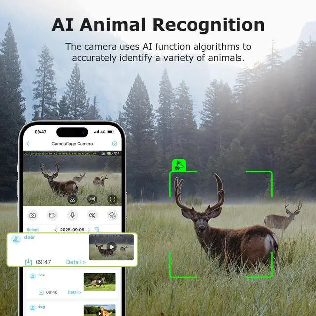 Alt view image 5 of 7 - No-Glow 4G LTE Cellular Trail Camera with GPS for Wildlife Scouting