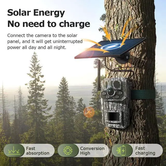 Alt view image 6 of 7 - No-Glow 4G LTE Cellular Trail Camera with GPS for Wildlife Scouting