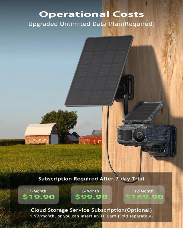 Alt view image 4 of 7 - 4G Cellular Trail Camera with Night Vision Motion Activated Waterproof