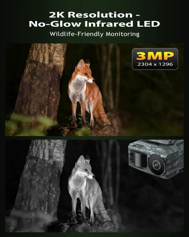 Alt view image 5 of 7 - 4G Cellular Trail Camera with Night Vision Motion Activated Waterproof