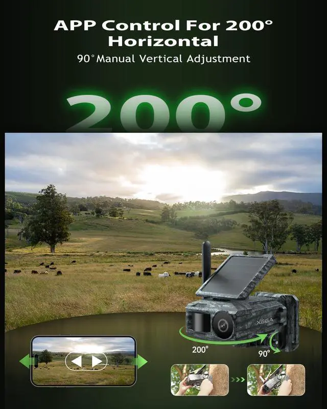 Alt view image 6 of 7 - 4G Cellular Trail Camera with Night Vision Motion Activated Waterproof