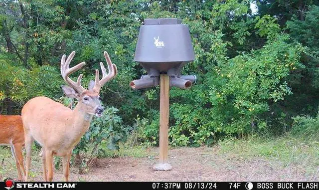 Alt view image 4 of 6 - Deceptor No Glo Outdoor Hunting Cellular Trail Camera 80ft Detection & IR Range 40MP Photo 1440P HD Video Capture with FieldMax Lithium Rechargeable Battery Cartridge - Dual Network