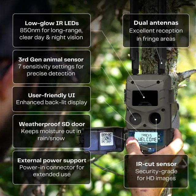 Alt view image 3 of 7 - Tracks LTC-2A LTE Cellular Trail Camera, 1 Pack