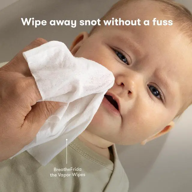 Alt view image 5 of 6 - Baby Sick Day Prep Kit, 4pc Set, Essentials Includes NoseFrida Nasal Aspirator, MediFrida Pacifier Medicine Dispenser, Breathefrida Vapor Chest Rub + Snot Wipes, Soothe Stuffy Noses for Babies
