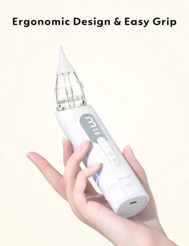 Alt view image 6 of 7 - Upgrade Nasal Aspirator for Baby, Rechargeable Baby Nose Sucker, Electric Nose Suction for Baby