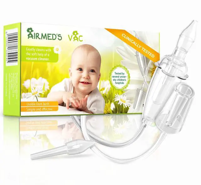 Main image of Airmed's Vac Nasal Aspirator Baby. Clinically tested, safe and gentle