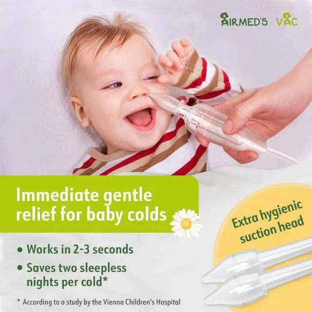 Alt view image 2 of 7 - Airmed's Vac Nasal Aspirator Baby. Clinically tested, safe and gentle