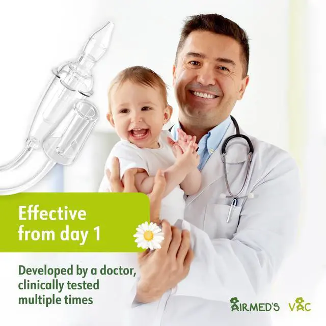 Alt view image 4 of 7 - Airmed's Vac Nasal Aspirator Baby. Clinically tested, safe and gentle