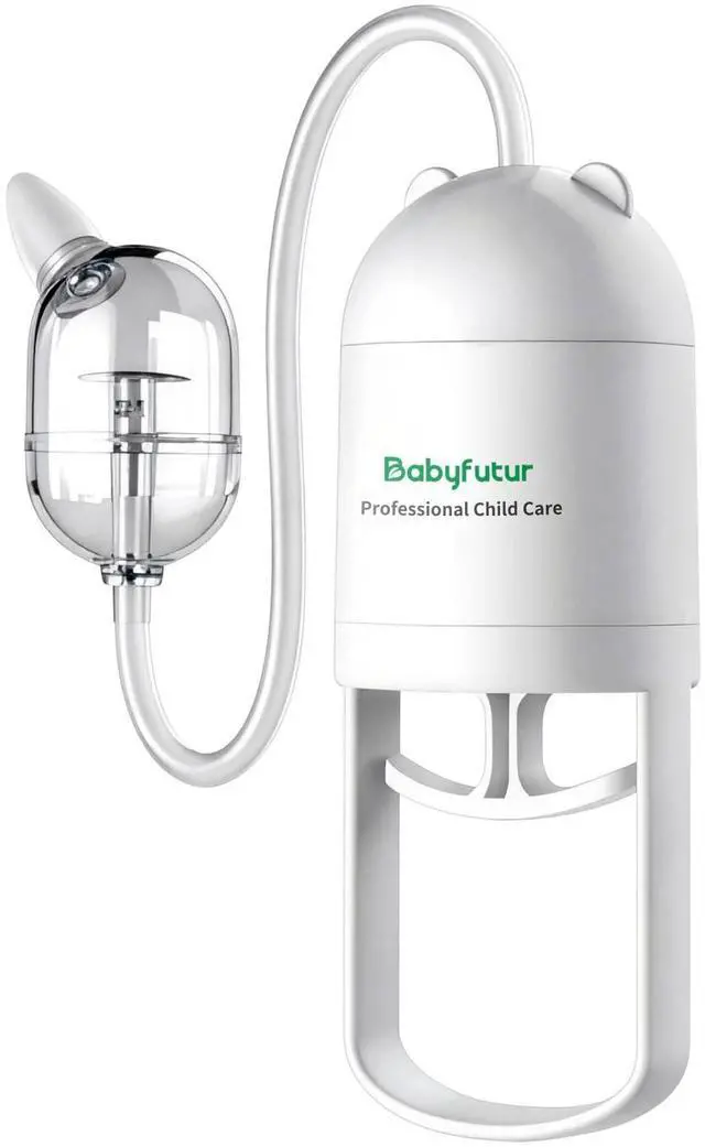 Main image of Baby Nasal Aspirator for Newborns & Toddlers Manual Nose Sucker, BPA-Free Soft Silicone Tips, Anti-Reflux Design, Easy to Clean, with Storage Box & Booger Clip