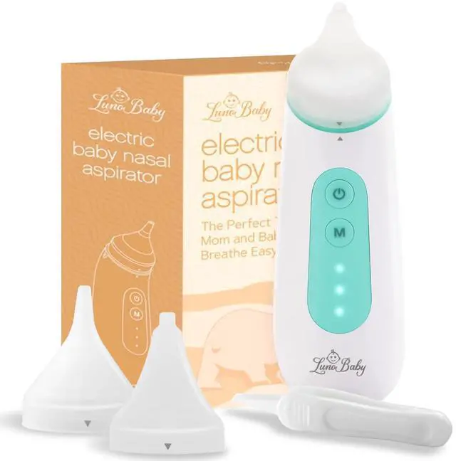Main image of Electric Baby Nasal Aspirator - Nose Sucker Machine for Newborn Infants Toddlers Kids Adults - Automatic Booger Snot Vacuum Cleaner with Adjustable Suction Levels for Mucus Removal