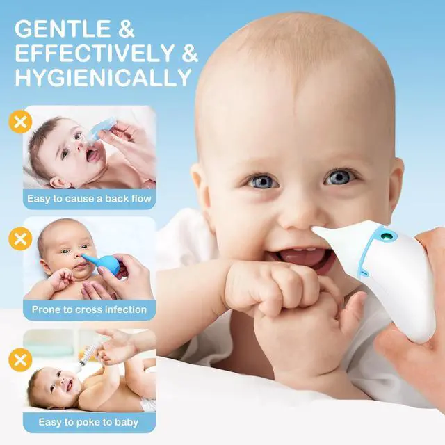 Alt view image 7 of 7 - Electric Nasal Aspirator for Baby with LED Night Light