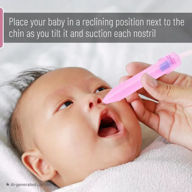 Alt view image 3 of 7 - Baby Nasal Aspirator with 3 Extra Hygiene Filters, Pink
