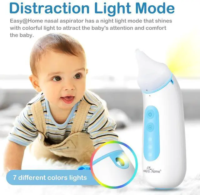 Alt view image 6 of 7 - Electric Nasal Aspirator for Baby with LED Night Light