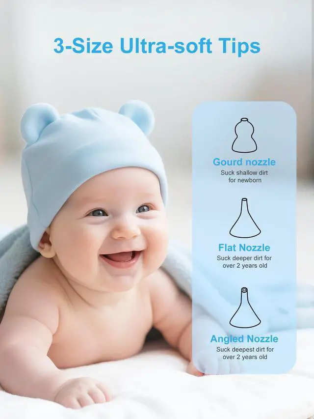 Alt view image 4 of 7 - Nasal Aspirator Replacement Tips 6 Pcs, Food-Grade Silicone, Soft Baby Nose Sucker Replacement Parts Compatible with GROWNSY, Watolt, LittleTora, HEYVALUE, Cocobela, X-Bosak