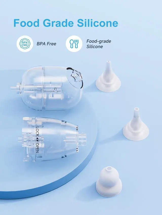 Alt view image 3 of 7 - Nasal Aspirator Replacement Tips 6 Pcs, Food-Grade Silicone, Soft Baby Nose Sucker Replacement Parts Compatible with GROWNSY, Watolt, LittleTora, HEYVALUE, Cocobela, X-Bosak