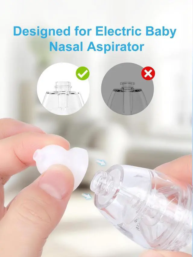 Alt view image 6 of 7 - Nasal Aspirator Replacement Tips 6 Pcs, Food-Grade Silicone, Soft Baby Nose Sucker Replacement Parts Compatible with GROWNSY, Watolt, LittleTora, HEYVALUE, Cocobela, X-Bosak