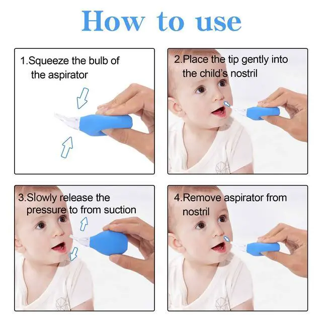 Alt view image 2 of 7 - 4Pcs Premium Nasal Aspirator Nose Suction Bulb for Baby