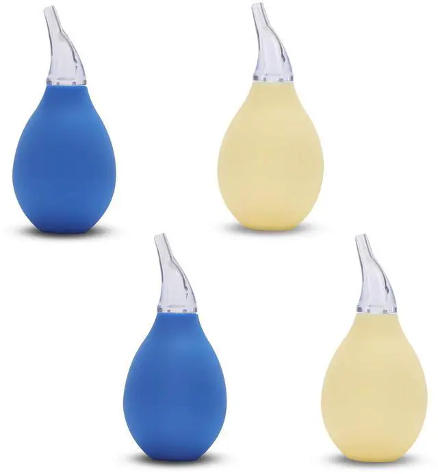 Main image of 4Pcs Premium Nasal Aspirator Nose Suction Bulb for Baby