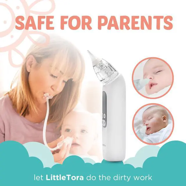 Alt view image 2 of 6 - Baby Nasal Aspirator - Rechargeable Electric Nose Sucker Baby Nose Cleaner - Toddlers Booger Mucus Sucker - Baby Vac Nasal Aspirator - Infant Booger Suction Removal Device