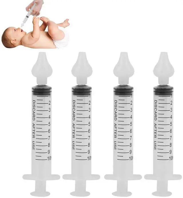 Main image of Baby Nasal Aspirator, 2 Box Professional Syringe Baby Nasal Irrigator Infant Nose Cleaner Rinsing Device with Cleanable and Reusable Silicone Nasal Suction Tip