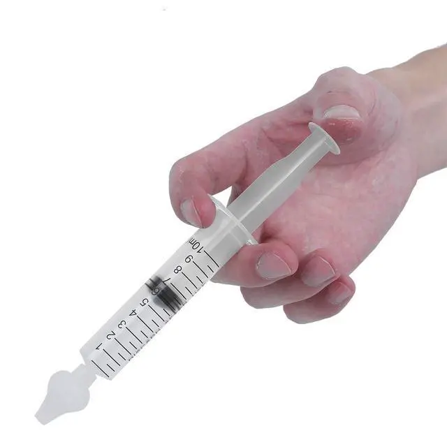 Alt view image 7 of 7 - Baby Nasal Aspirator, 2 Box Professional Syringe Baby Nasal Irrigator Infant Nose Cleaner Rinsing Device with Cleanable and Reusable Silicone Nasal Suction Tip