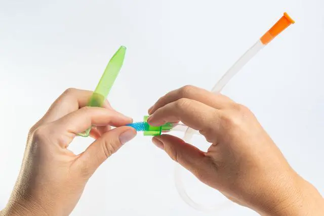 Alt view image 4 of 6 - New Born Baby Nasal Aspirator (0-6 Months) with 20 Hygiene Filters | Tiniest Aspirator Ideal for New Born Baby Congestion Relief, Pediatrician Recommended, Gentle Suction