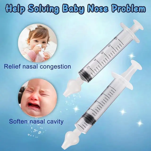 Alt view image 4 of 7 - Nasal Syringe for Baby - 4PCS - Safe Silicon Baby Nasal Aspirator Qucik Syringe Nose Cleaner Rinsing Tool for Baby/Infant/Kid