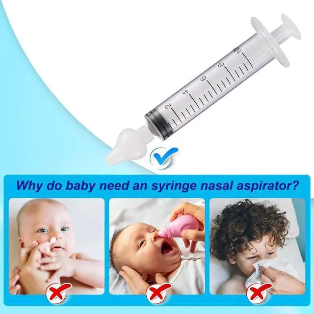 Alt view image 5 of 7 - Nasal Syringe for Baby - 4PCS - Safe Silicon Baby Nasal Aspirator Qucik Syringe Nose Cleaner Rinsing Tool for Baby/Infant/Kid