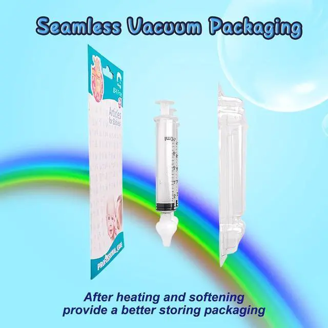 Alt view image 6 of 7 - Nasal Syringe for Baby - 4PCS - Safe Silicon Baby Nasal Aspirator Qucik Syringe Nose Cleaner Rinsing Tool for Baby/Infant/Kid