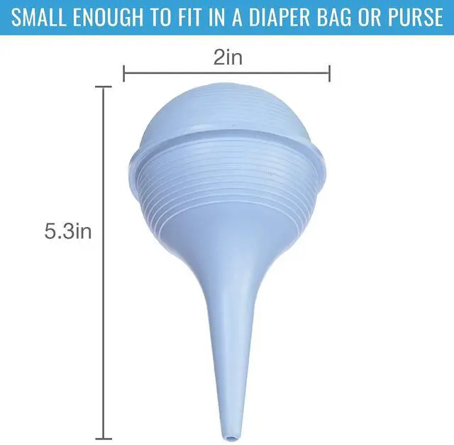 Alt view image 3 of 6 - Reusable Nasal Aspirator for Baby & Ear Bulb Syringe for Infant - Gentle Mucus Removal Suction to Clear Airway & Nasal | Baby Congestion Relief Nose Sucker for Baby