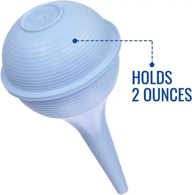 Alt view image 4 of 6 - Reusable Nasal Aspirator for Baby & Ear Bulb Syringe for Infant - Gentle Mucus Removal Suction to Clear Airway & Nasal | Baby Congestion Relief Nose Sucker for Baby