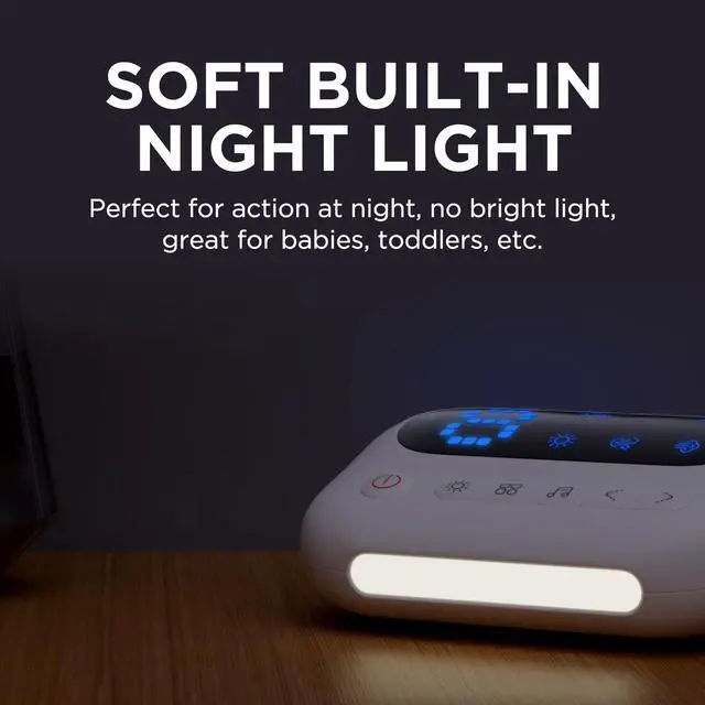 Alt view image 4 of 7 - Pro Baby Nasal Aspirator - Built-in Music & Night Light - Rechargeable Nose Booger Sucker for Infants Babies Kids Toddlers - Snot Removal